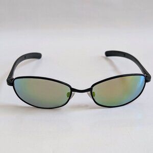 NWT Vintage 90's Rectangle Metal Combo Sport Sunglasses (M. Black)